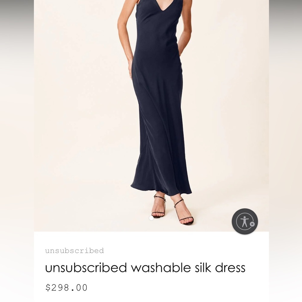 Unsubscribed Silk Dress